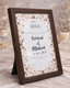 Personalized Nikah Certificate in Premium Wooden Frame