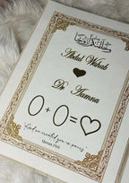 Personalized Nikah Booklet Box 012