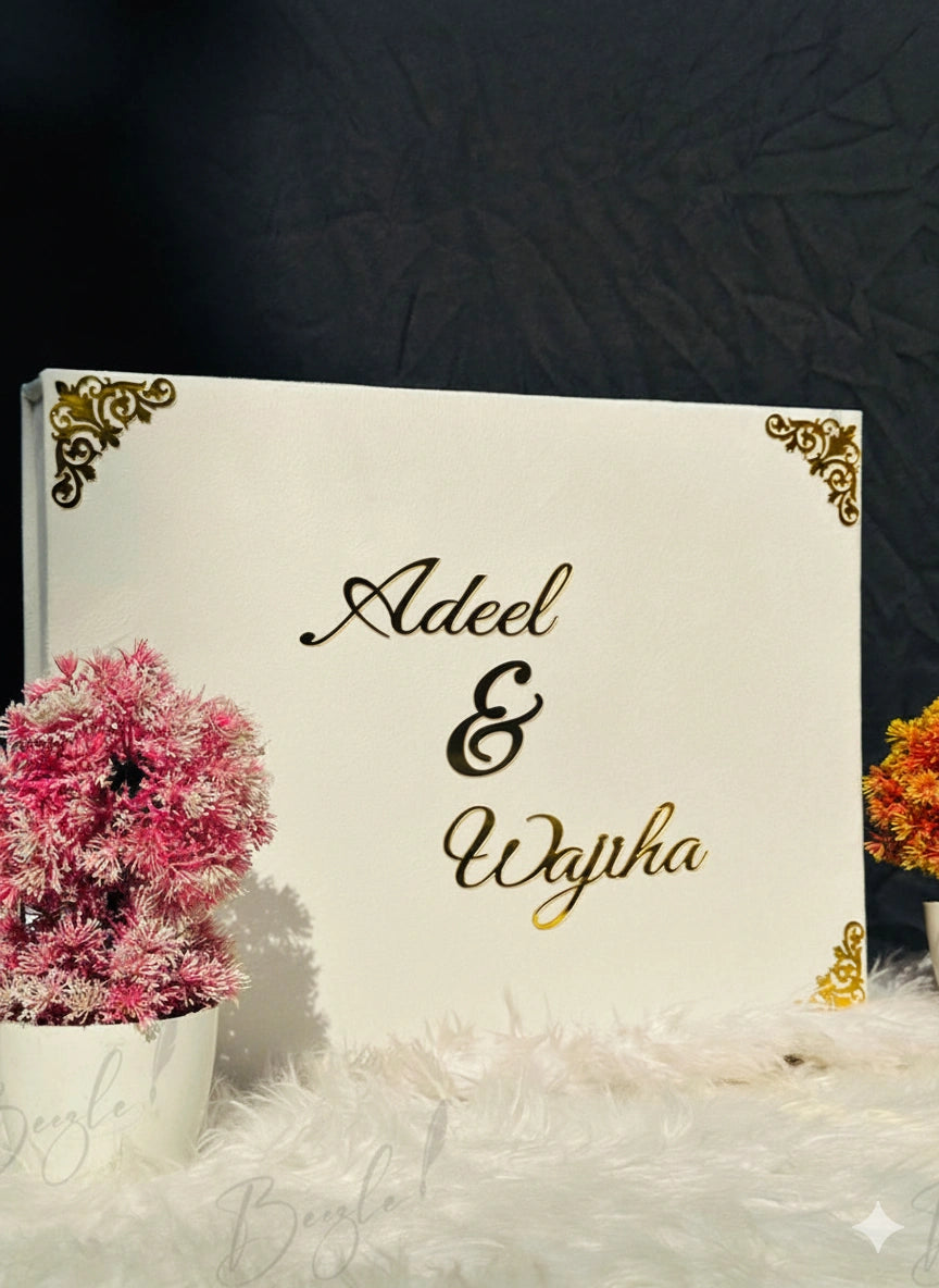 Personalized Nikah Booklet Box 012