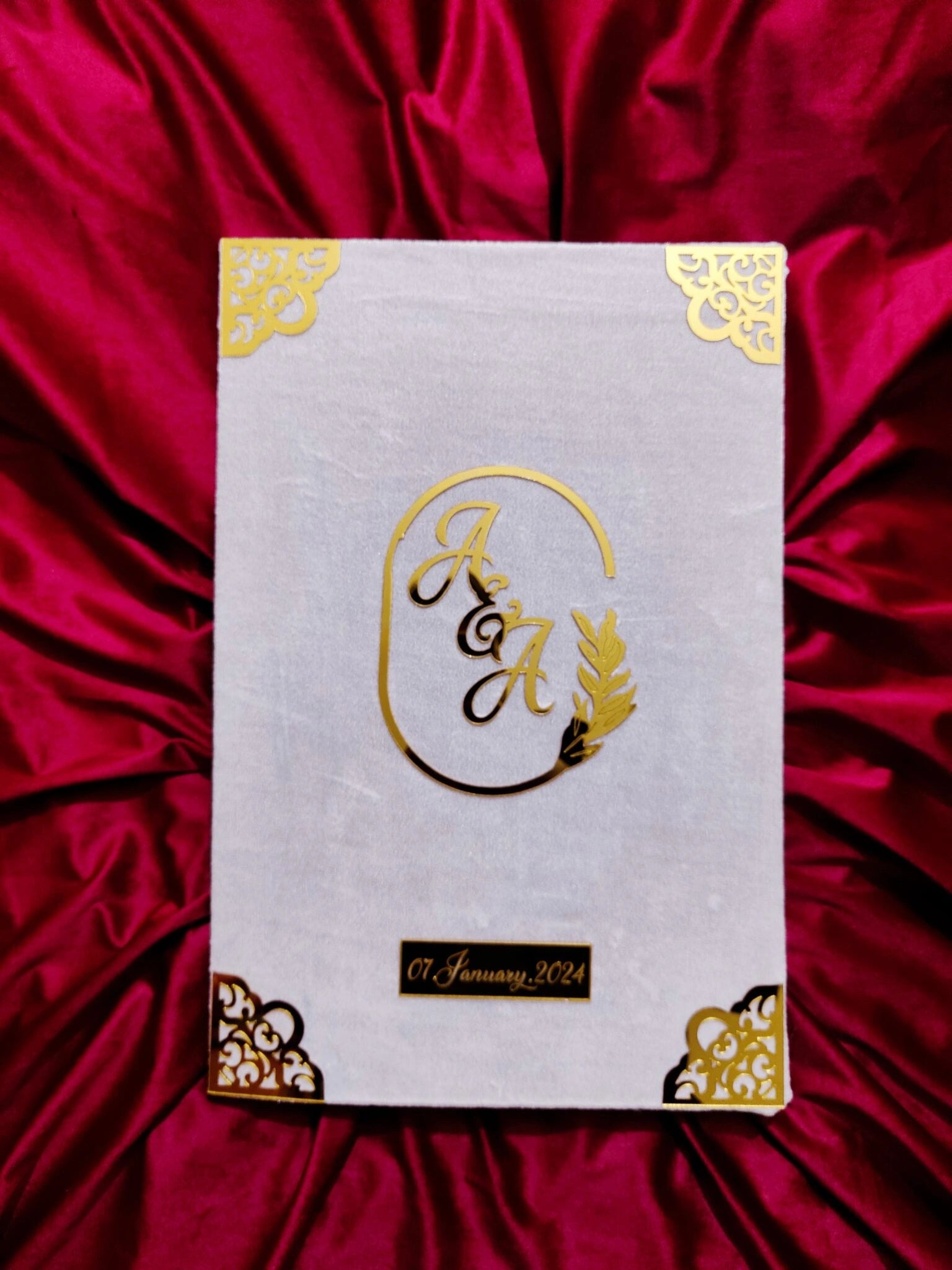 Nikkah Nama Booklet White Main image