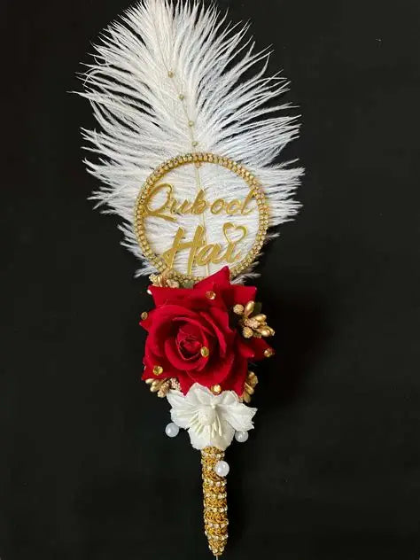 Maroon Nikah Booklet with Box & Pen