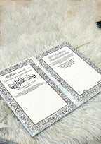 Luxury Nikkah Certificate Box With Pen