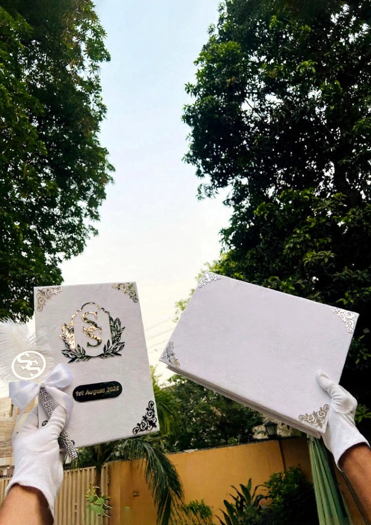 Luxury Nikkah Certificate Box With Pen