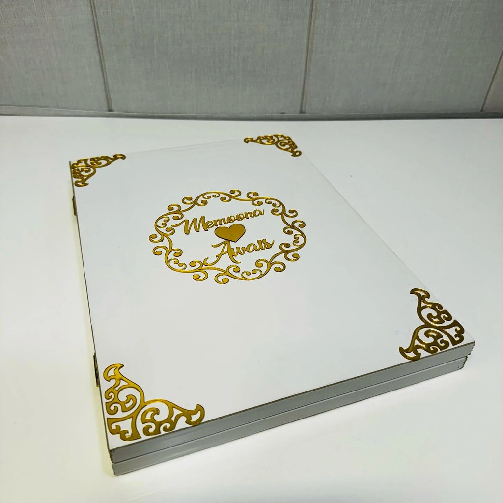 Nikkah Frame Book White 01