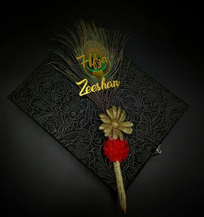 Nikkah Pen - Golden Peacock Main image
