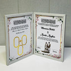 Nikkah Frame Book White 01