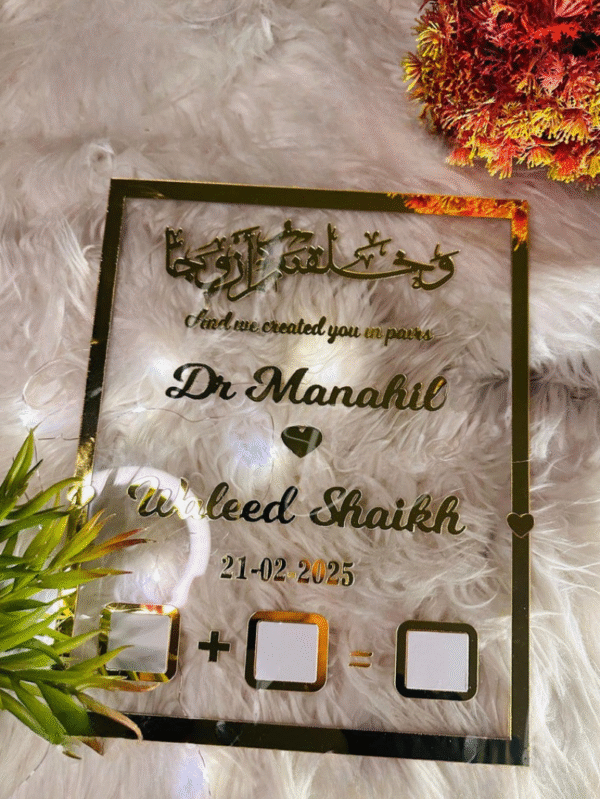 Customized Golden Thumb Board - Image 2