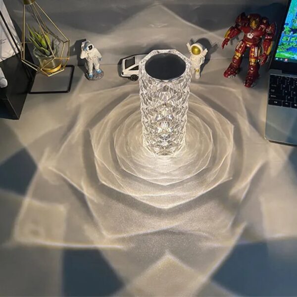 Crystal Diamond Table Lamp Touch & Remote - Image 2