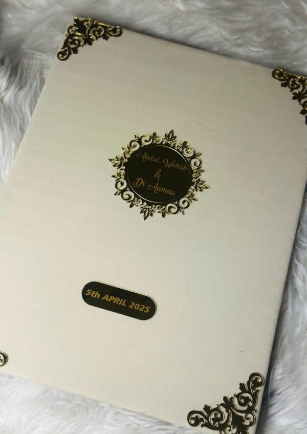 Personalized Nikah Booklet Box 012 - Image 6