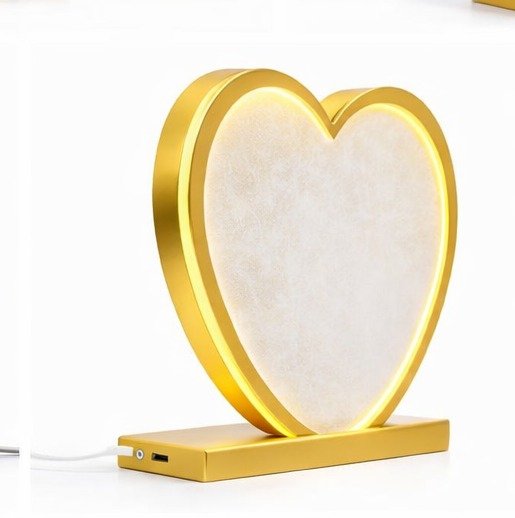 Heart Shaped LED Wedding Keepsake - Image 2