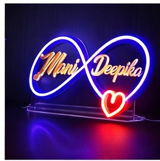 Personalized LED Infinity Symbol Sign - Image 3