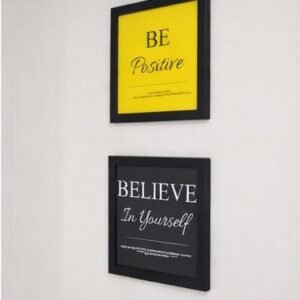 Motivational Quote Wall Frame Inspirational Home & Office Decor